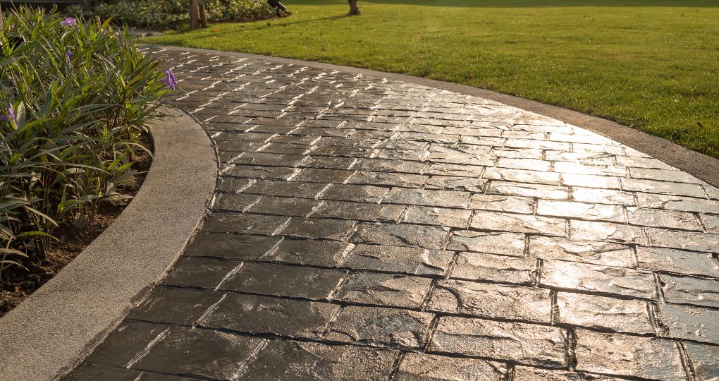 béton empreinte