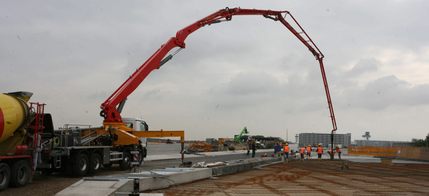 utiliser pompe a béton